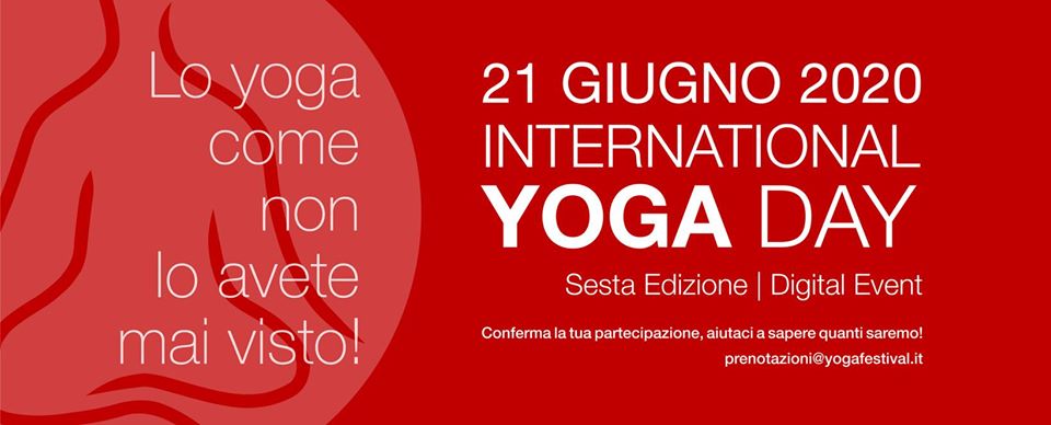 International Yoga Day 2020 - un grande evento on line con YogaFestival