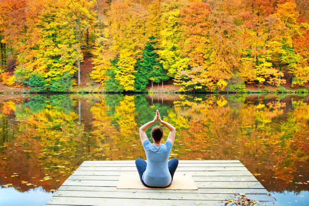 yoga autunno
